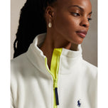 RLX Ralph Lauren Women's Fleece Half-Zip Pullover - Cream Multi