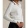 RLX Ralph Lauren Wanita Cotton Blend Knit Cardigan - Splash Putih/Polo Hitam