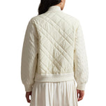 RLX Ralph Lauren WORT WOOL MIGNA CABLE CABLET FULL ZIP JACKET - ANTIQUE WHITE