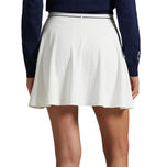 RLX Ralph Lauren Women's Active Cable Knit A -Line Golf Skort - Ceramic White/Refined Navy Multi