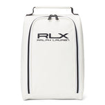 Rlx ralph lauren embroidered logo sapatos golf bag - puting multi