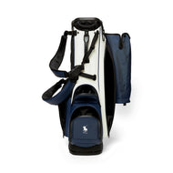 RLX Ralph Lauren Embroidered Logo Stand Golf Bag - Pinong Navy/Ceramic White