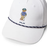 RLX Ralph Lauren Polo Bear Rope Golf Hat - Ceramic White