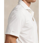RLX Ralph Lauren Classic Fit Lightweight Airflow Golf Polo Shirt - Ceramic White