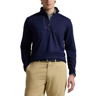 Rlx ralph lauren lux perf kalahating zip pullover - pino navy