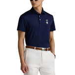 RLX Ralph Lauren Iniayon Fit Polo Bear Pique Golf Polo Shirt - Refined Navy