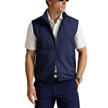 RLX Ralph Lauren Tech Terry Full Zip Golf Vest - Tentera Laut halus