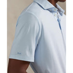 RLX Ralph Lauren Classic Fit Printed Airflow Golf Polo Shirt - Office Blue Boogey Texture