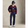 RLX Ralph Lauren Classic Fit Double-Knit Tech Collar Pullover - Rich Ruby/Refined Navy