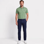 RLX Ralph Lauren Performance Stretch Mesh Golf Polo Shirt - Outback Green