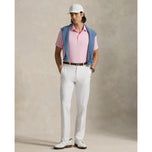 Baju Polo Golf Aliran Udara Ringan RLX Ralph Lauren Tailored Fit - Carmel Pink