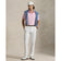 Baju Polo Golf Aliran Udara Ringan RLX Ralph Lauren Tailored Fit - Carmel Pink