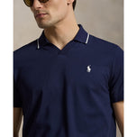 RLX Ralph Lauren 尖头定制合身高性能高尔夫 Polo 衫 - 精致海军蓝