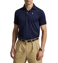 RLX Ralph Lauren Performance Stretch Mesh Golf Polo Shirt - Pinong Navy