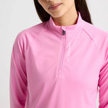 Rohnisch Women Addy Long Sleeve Golf Shirt - Fuchsia Pink