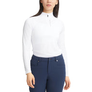 Rohnisch Women Addy Long Sleeve Golf Shirt - Puti