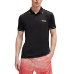 Boss Paul Pro Slim Fit Golf Shirt - Hitam