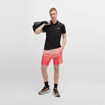 Boss Paul Pro Slim Fit Golf Shirt - Hitam