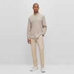 Boss Phoenix Seluar Golf Fit Regular - Beige Sederhana