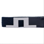 J.Lindeberg Braided Bridge 35 Golf Belt - JL Navy
