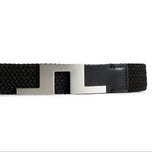 J.Lindeberg Braided Bridge 35 Golf Belt - Black