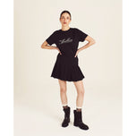 Tee Golf Malbon Club Wanita Malbon - Hitam