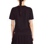 Tee Golf Malbon Club Wanita Malbon - Hitam