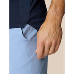 Castore Pinnacle LVS Kejuruteraan Knit Polo Golf Shirt - Tentera Laut Midnight/Putih