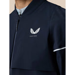 Jaket Golf Castore Pinnacle LVS - Tentera Laut Tengah Malam/Putih