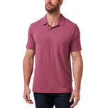 TRAVIS Mathew Cloud Golf Shirt - Damson