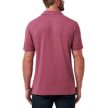 TRAVIS Mathew Cloud Golf Shirt - Damson