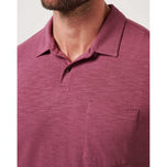 TRAVIS Mathew Cloud Golf Shirt - Damson