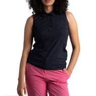 Cross Women's Andrea Sleeveless Polo Golf Shirt - Navy