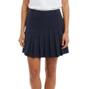 Skort Golf Solid Pleat Cross Wanita - Tentera Laut