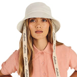 Malbon Women's Dena Bucket Hat - Vanilla