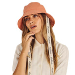 Malbon Women's Dena Bucket Hat - Coral Haze