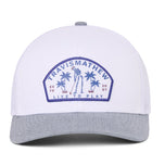 Travis Mathew Agama Gelap Snapback Cap - Putih