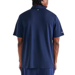 Malbon Fairway Baldwin Golf Polo Shirt - Navy