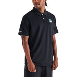 Malbon Fairway Baldwin Golf Polo Shirt - Hitam