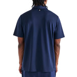 Malbon Fairway Golf Polo Shirt - Navy