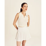 Malbon Women's Freya Knitted Golf Vest - Canvas