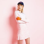 G/depan wanita Camo Silky Tech Nylon A -Line Golf Skort - Cameo