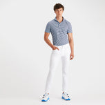 G/unahan feeder stripe pique golf polo shirt - kalangitan/takip -silim