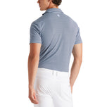 G/unahan feeder stripe pique golf polo shirt - kalangitan/takip -silim