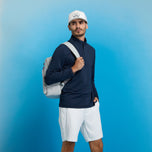 G/Fore sikat balik Tech Golf Quarter Zip - Twilight