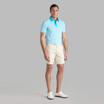 G/unahan feeder stripe fine tech jersey golf polo shirt - venetian