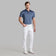 G/Fore Melange Ice Nylon Golf Polo Shirt - Twilight Melange