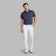 G/unahan multi stripe tech pique pagganap golf polo shirt - Takip -silim/lava