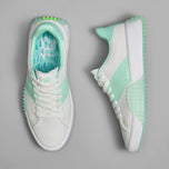 G/Fore Women's G.112 Perforated Leather Kiltie Golf Shoes - Snow/Menthol