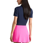 G/Fore Women's Ribbed Tech Nylon Golf Polo Shirt - Twilight